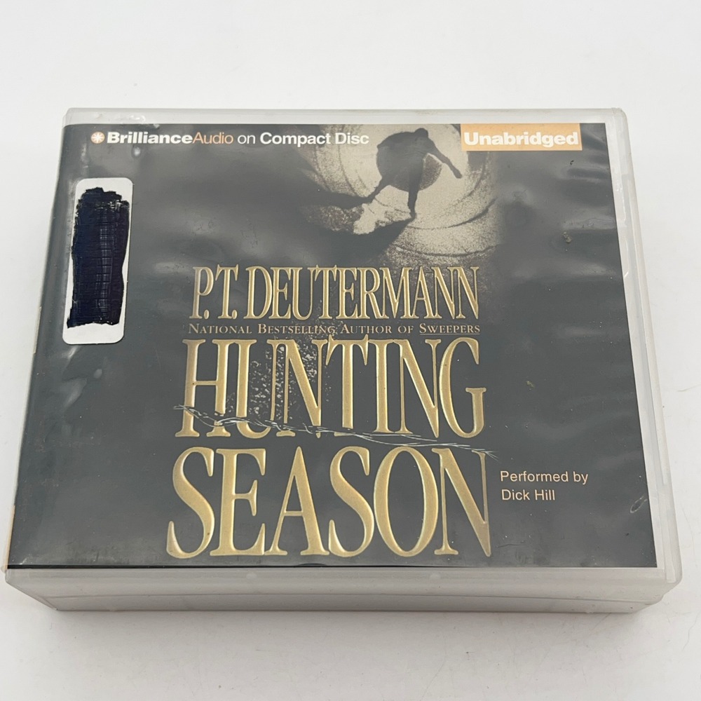Hunting Season PT Deutermann Audiobook CD Unabridged Dick Hill 15 Discs Suspense